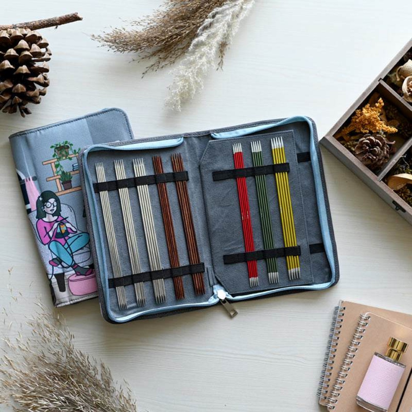 Nadeltasche für Nadelspiele
