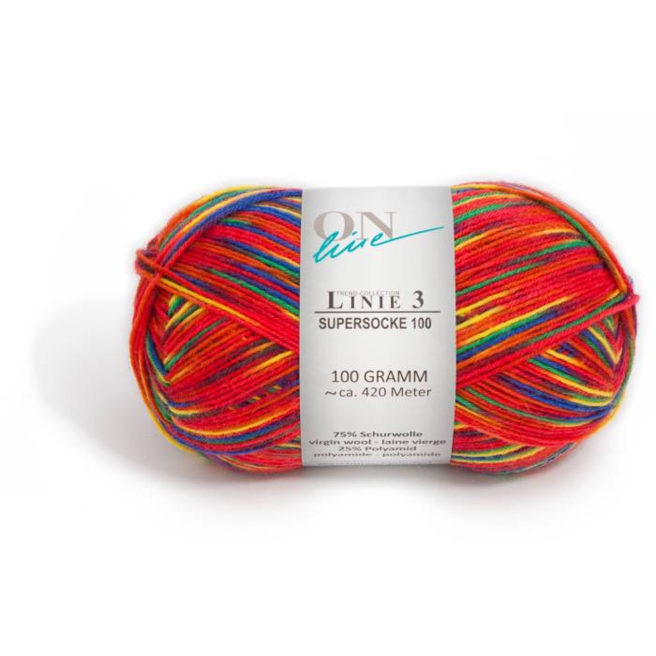 LINIE 3 SUPERSOCKE COLOR 100