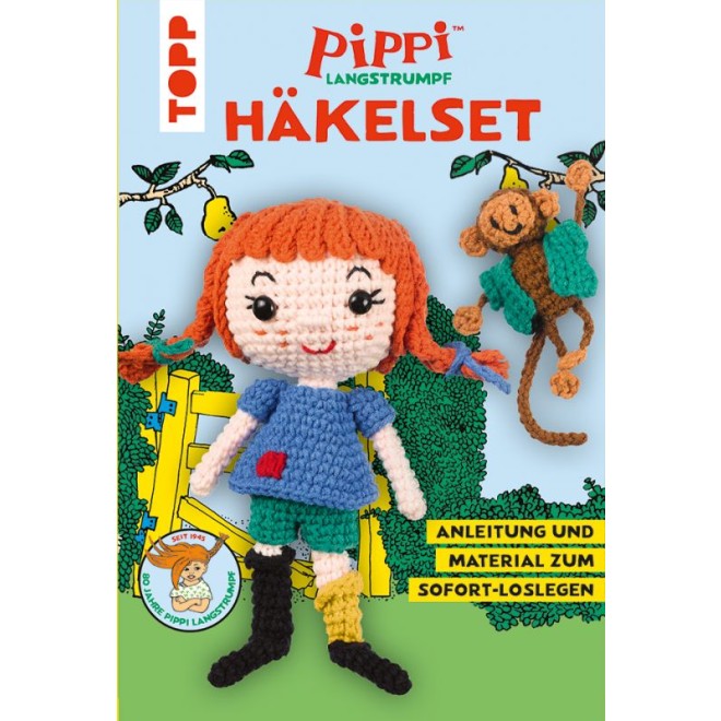 Pippi Langstrumpf Häkelset