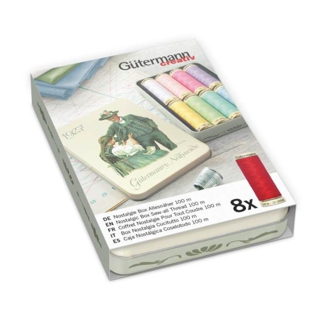 Gütermann Nostalgie-Box 100 m 8 St