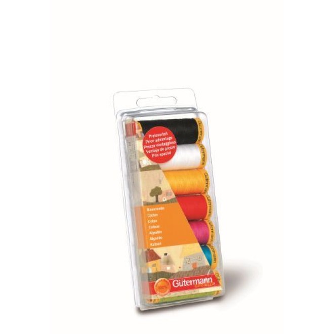 Nähfaden - Set Nähfaden - Set 162x68x20 mm sortiert 7x100 m