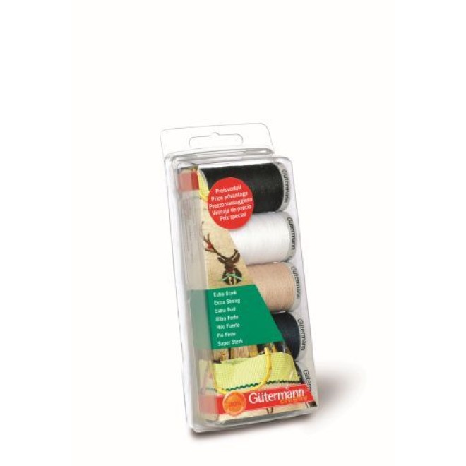 Nähfaden - Set Nähfaden - Set 162x68x30 mm sortiert 5x100 m