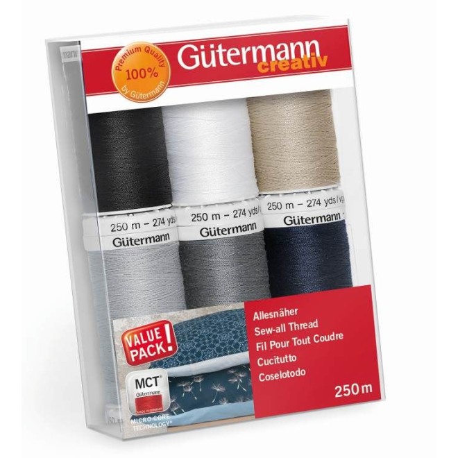 Nähfaden - Set Nähfaden - Set Allesnäher 6x250 m