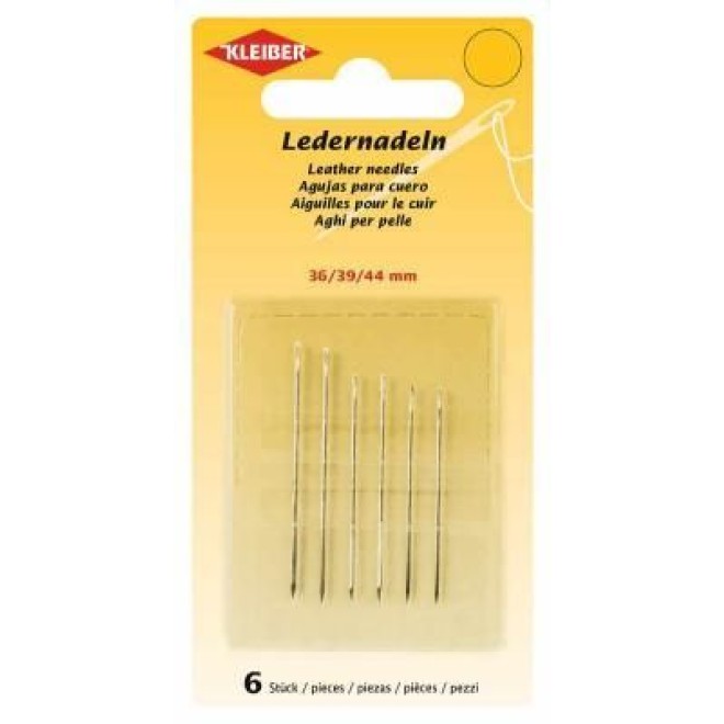 Ledernadeln 36, 39, 44 mm 6 St