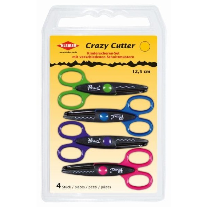 Kinderscheren-Set Crazy Cutter ca. 125 mm 4 St