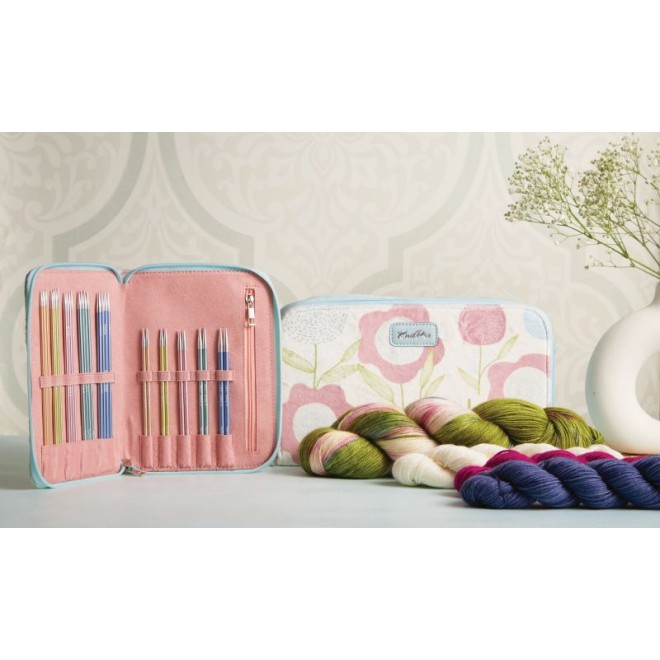 KnitPro Geschenk-Set Sweet Affair Pastell Nadelset Aluminium – austauschbare Rundstricknadeln