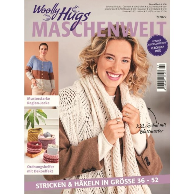 Pro Lana Strickheft - Woolly Hugs Maschenwelt 7/2022