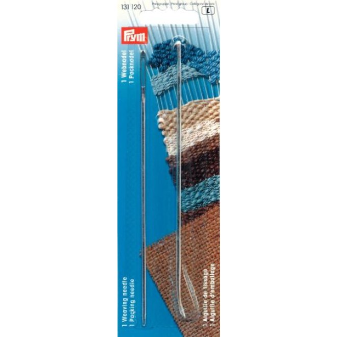 Webnadel und Packnadeln sortiert ca. 15 cm silberfarbig 2 St