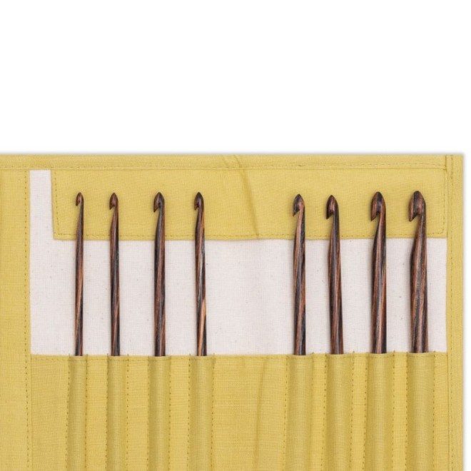 Prym Tunesische Häkelnadeln Set Senf 3,5-8,0 mm