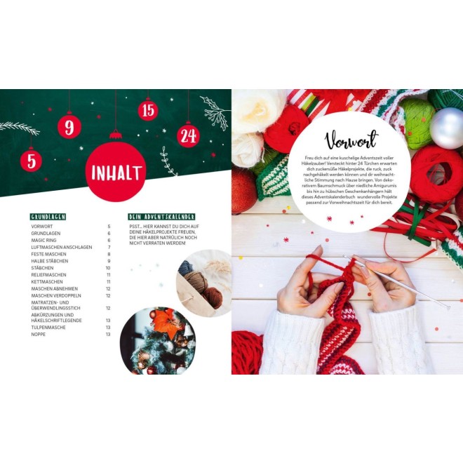 Mein Adventskalender-Buch Häkelzauber