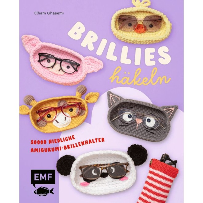 Niedliche Amigurumi-Brillenhalter