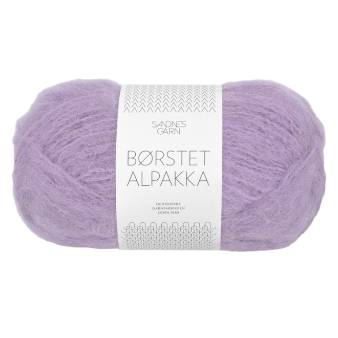 Borstet Alpakka