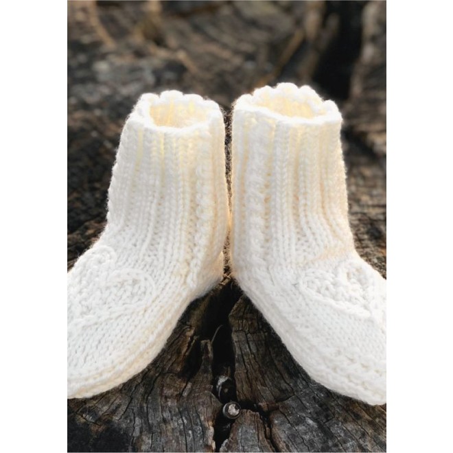 Anleitungsheft Kongle by Sigrun Heart Baby Socks 1 St