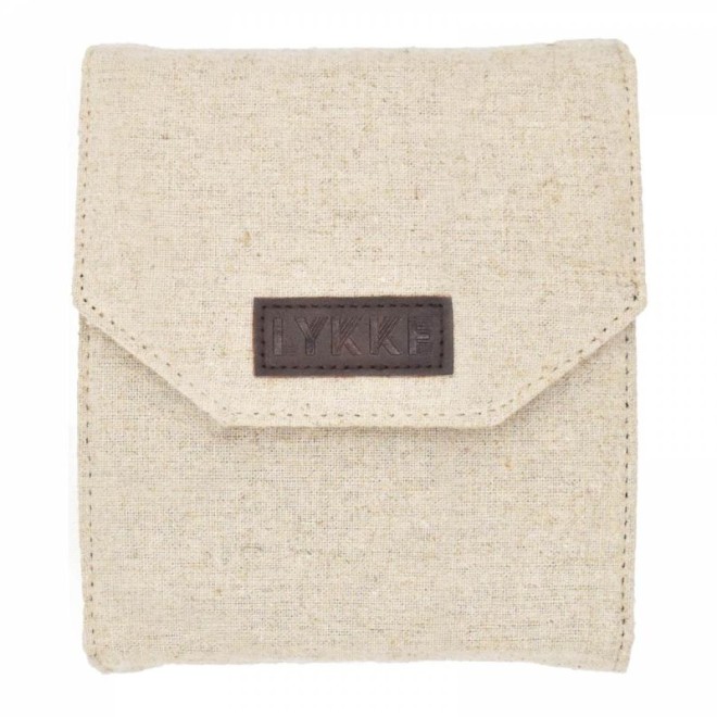 Nadelset auswechselbare Nadelspitzen Beige Jute 3,25-6,0 mm 13 cm
