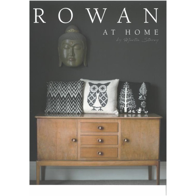 Rowan Broschüre Rowan at home (Felted Tweed Aran, Hemp Tweed, Pure Wool Superwash Worsted, Big Wool) 1 St dt/eng