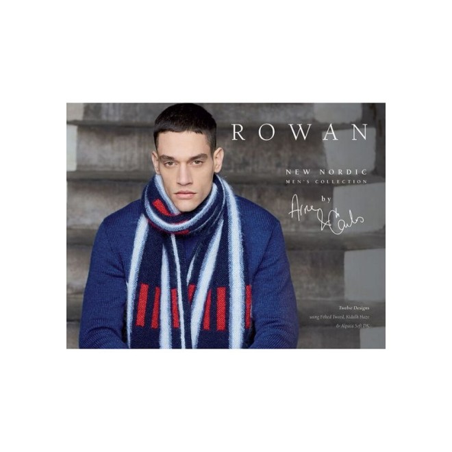 Rowan Broschüre New Nordic Men`s Collection (Alpaca Soft DK, Felted Tweed, Kidsilk Haze) 1 St