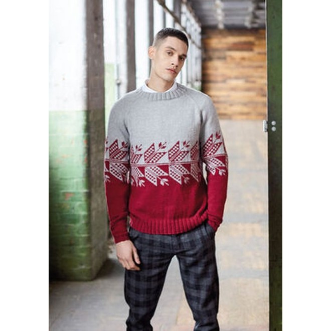 Rowan Broschüre New Nordic Men`s Collection (Alpaca Soft DK, Felted Tweed, Kidsilk Haze) 1 St