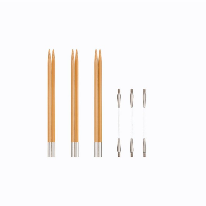 Tulip CarryS Fine Gauge Austauschnadel-Set bamboo 2.50 mm 9-teilig