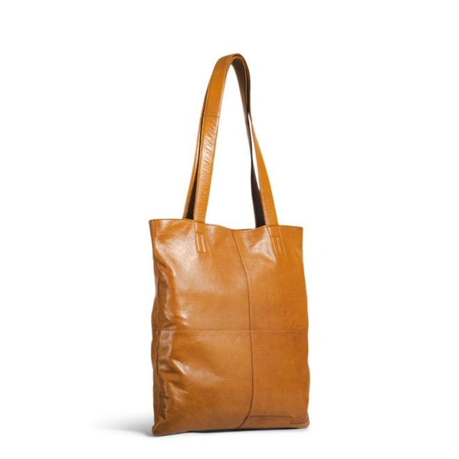 muud Projekttasche Show Echtleder- 39x35 cm Whisky