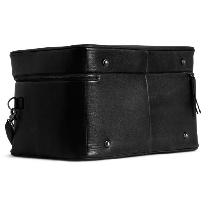 Mars Leder Hardcase Reisetasche 29x38x28 cm Black
