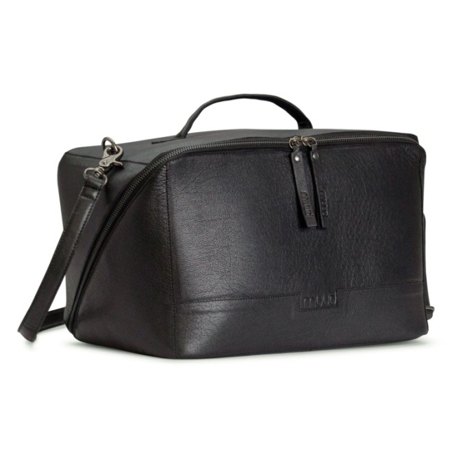 muud Cleo XL Projekttasche Leder Cleo XL 24x23 cm Black