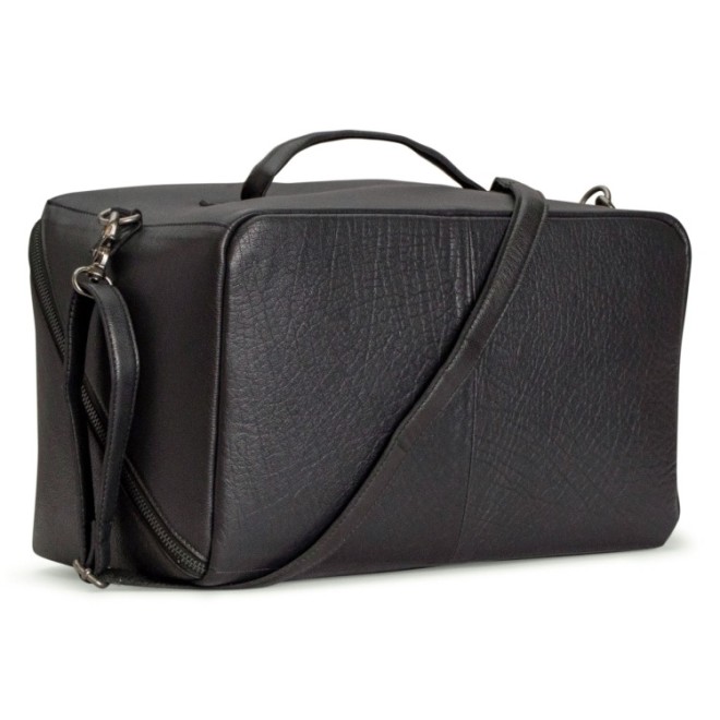 muud Cleo XL Projekttasche Leder Cleo XL 24x23 cm Black