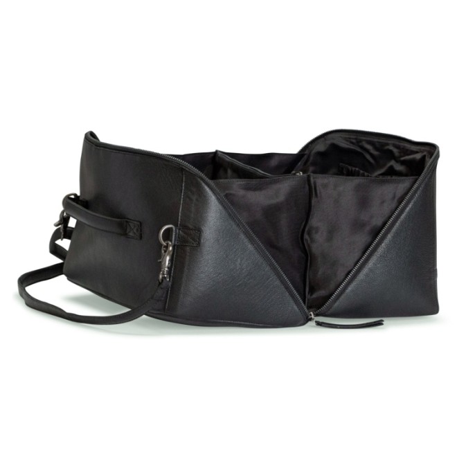 muud Cleo XL Projekttasche Leder Cleo XL 24x23 cm Black