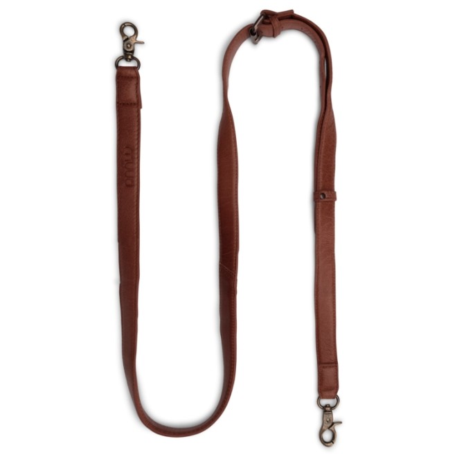 muud Leder-Schulterriemen Caia 127-150cm x 2cm Rich Brown