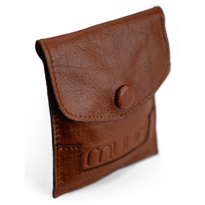 Echtlederetui Bergen 9,5x8 cm Rich Brown