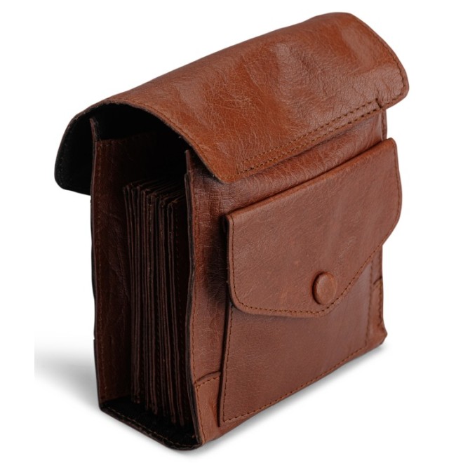 muud Leder-Etui Betina 18x13 cm Rich Brown