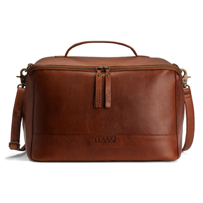 muud Cleo XL Projekttasche Leder Cleo XL 24x23 cm Rich Brown