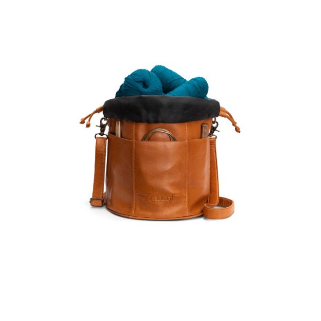 muud Leder-Projekttasche Ingrid Ingrid 17x24 cm whisky