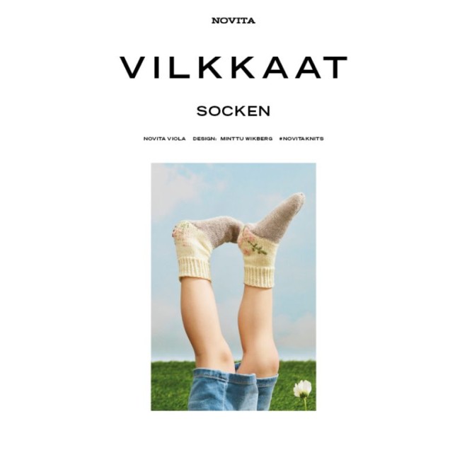 Einzelanleitung Vilkkaat Socken - deutsch 1 St.