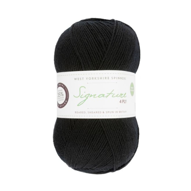Signature 4ply col. 099 liquorice ca. 400 m 100 g