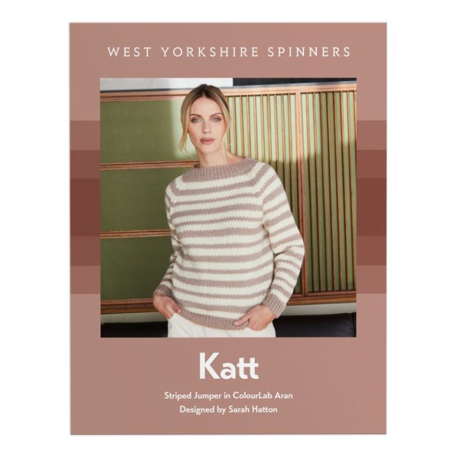 Einzelanleitung ColourLab Aran - Katt Striped Jumper - Englisch