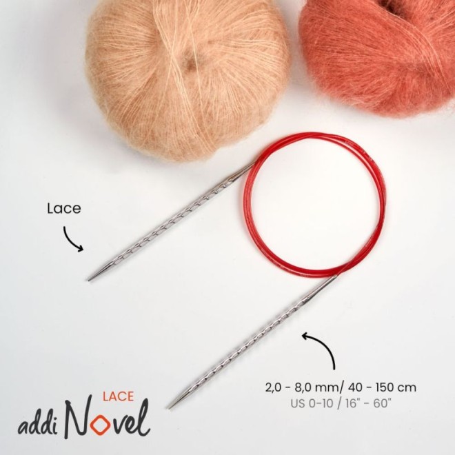 Feinstricknadel Novel viereckig