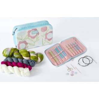 KnitPro Geschenk-Set Sweet Affair Pastell Nadelset Aluminium – austauschbare Rundstricknadeln