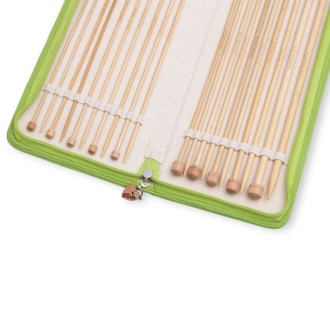 Jackenstricknadel Bambus Set 3,0-8 mm 33 cm