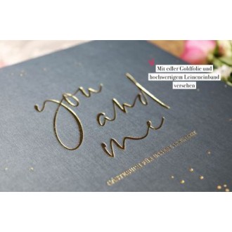 You and me - Gästebuch für unsere Hochzeit