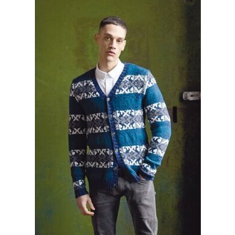 Rowan Broschüre New Nordic Men`s Collection (Alpaca Soft DK, Felted Tweed, Kidsilk Haze) 1 St