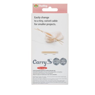 Tulip CarryS Fine Gauge Austauschnadel-Set bamboo 2.50 mm 9-teilig