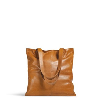 muud Projekttasche Show Echtleder- 39x35 cm Whisky