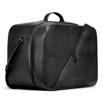 Mars Leder Hardcase Reisetasche 29x38x28 cm Black