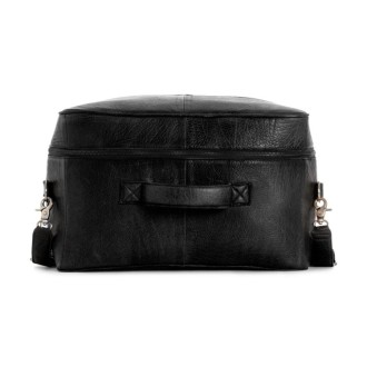 Mars Leder Hardcase Reisetasche 29x38x28 cm Black