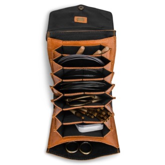 muud Leder-Etui Betina Betina 18x13 cm Whisky