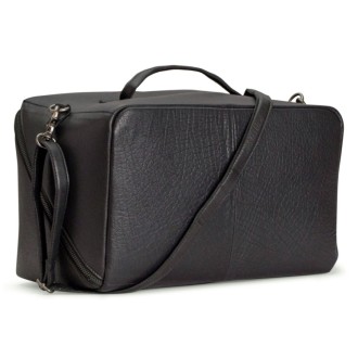 muud Cleo XL Projekttasche Leder Cleo XL 24x23 cm Black