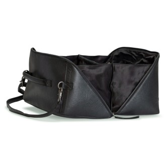 muud Cleo XL Projekttasche Leder Cleo XL 24x23 cm Black