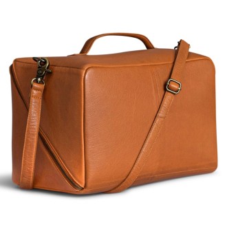 muud Cleo XL Projekttasche Leder Cleo XL 24x23 cm Whisky