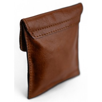 Echtlederetui Bergen 9,5x8 cm Rich Brown
