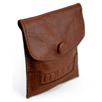 Echtlederetui Bergen 9,5x8 cm Rich Brown